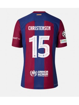 Barcelona Andreas Christensen #15 Replika Hemmakläder 2023-24 Kortärmad